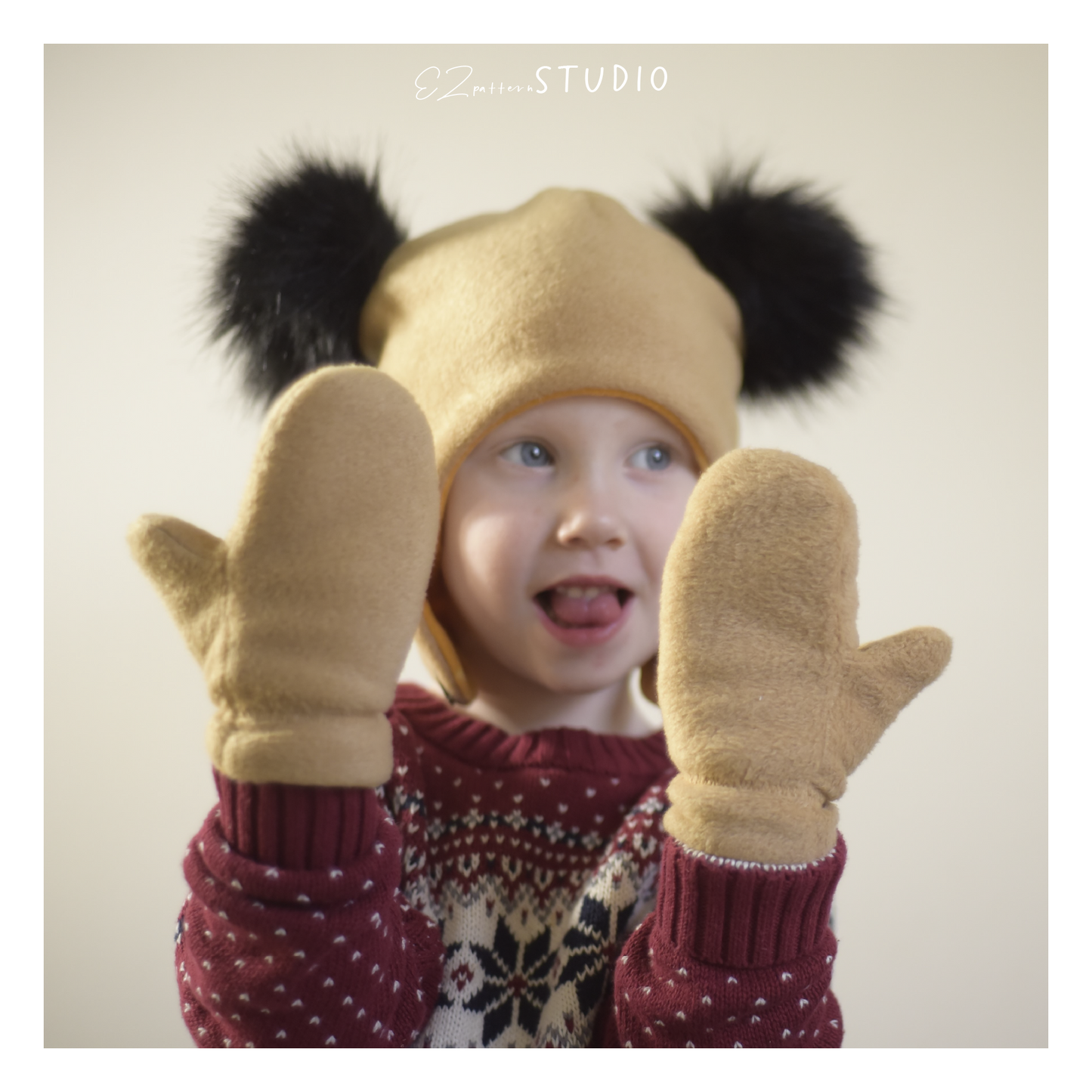 Chopper Mittens with Lining for Children/Teens/Adults – 10 Sizes