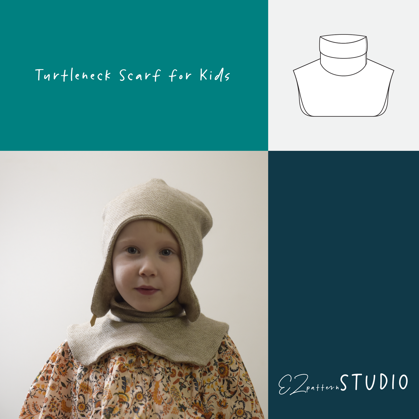 for Kids: Turtleneck Scarf