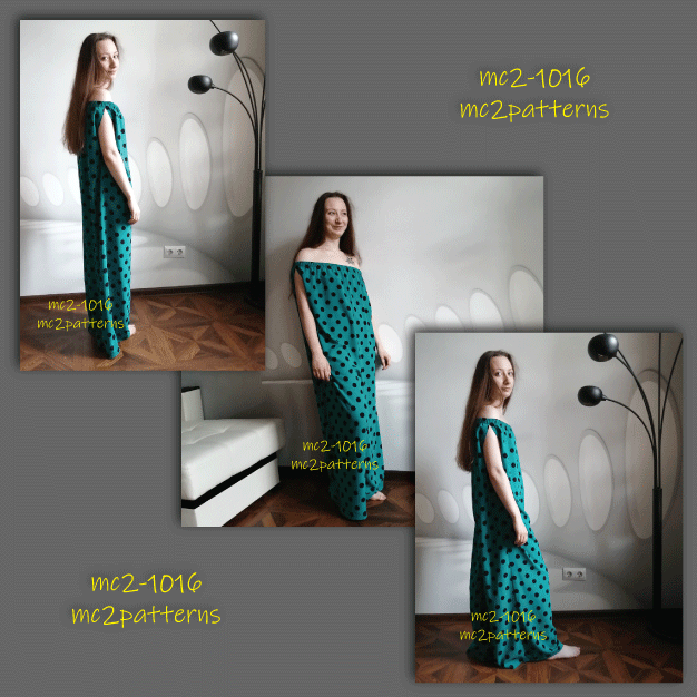 Off-shoulder Playsuit-Dress Boho Maxi