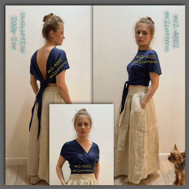 Wrap Top Reversible Front-Back