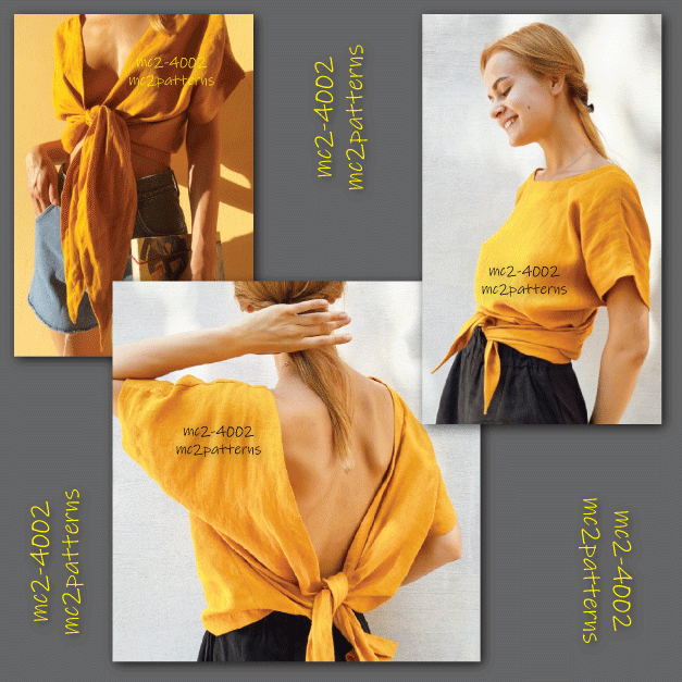 Wrap Top Reversible Front-Back