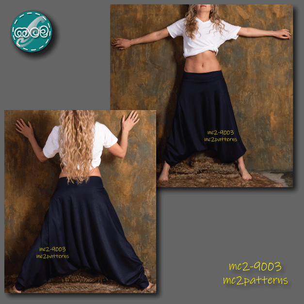 Jersey Harem-style Pants for Yoga / mc2-9003