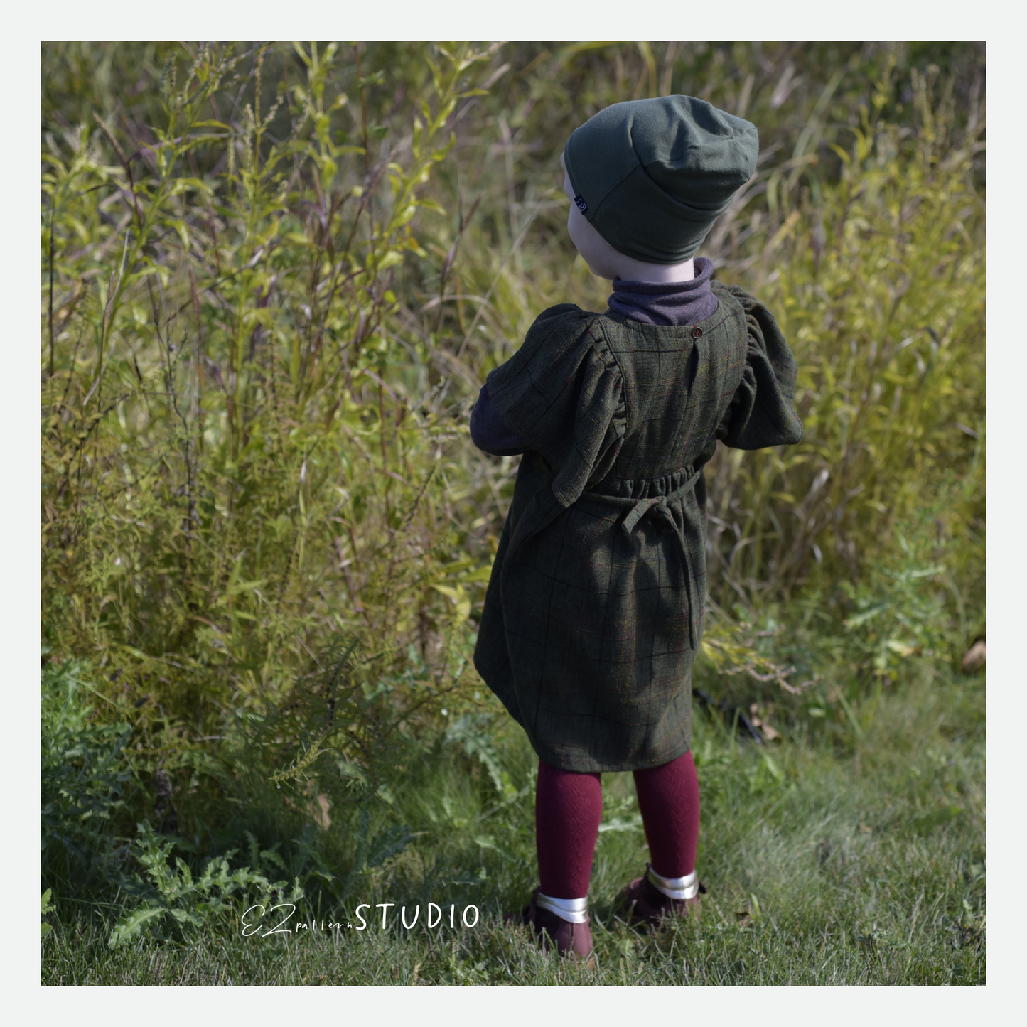 for Kids: Pinafore Dress with Big Wings for Little Girls