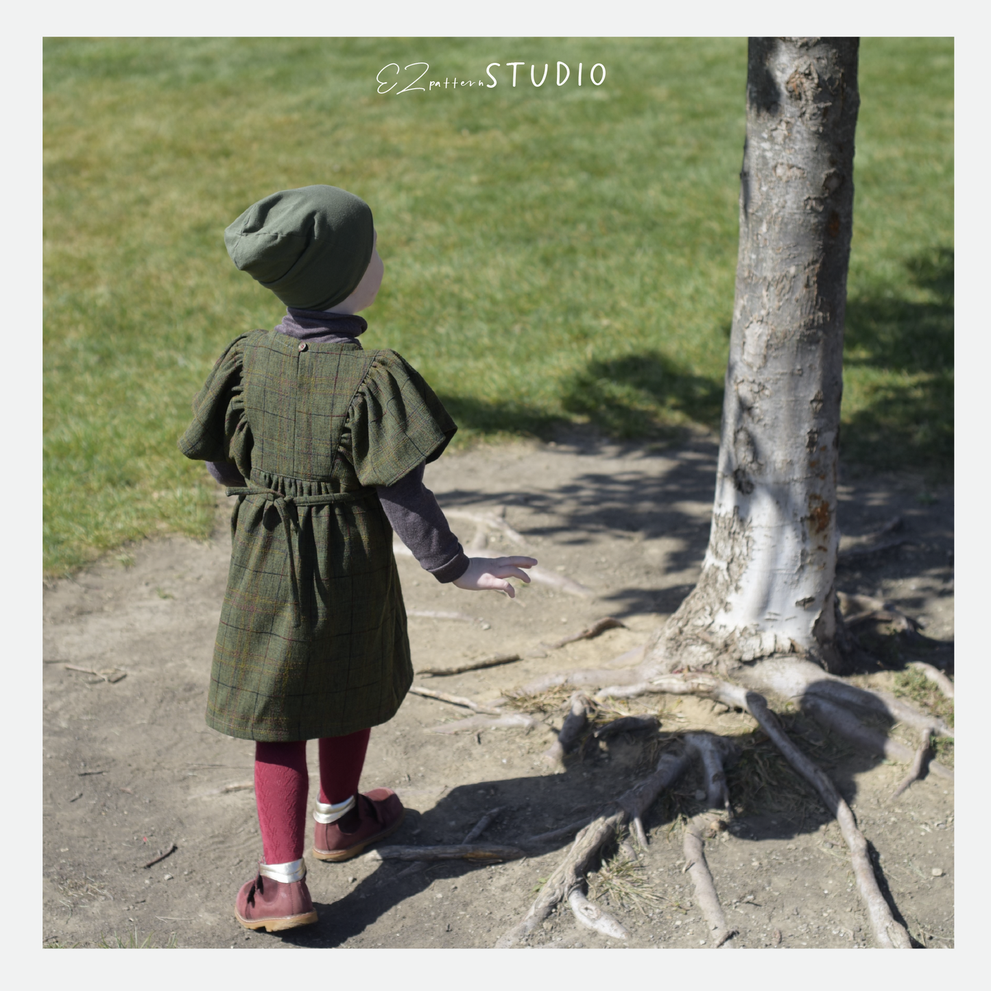 for Kids: Pinafore Dress with Big Wings for Little Girls