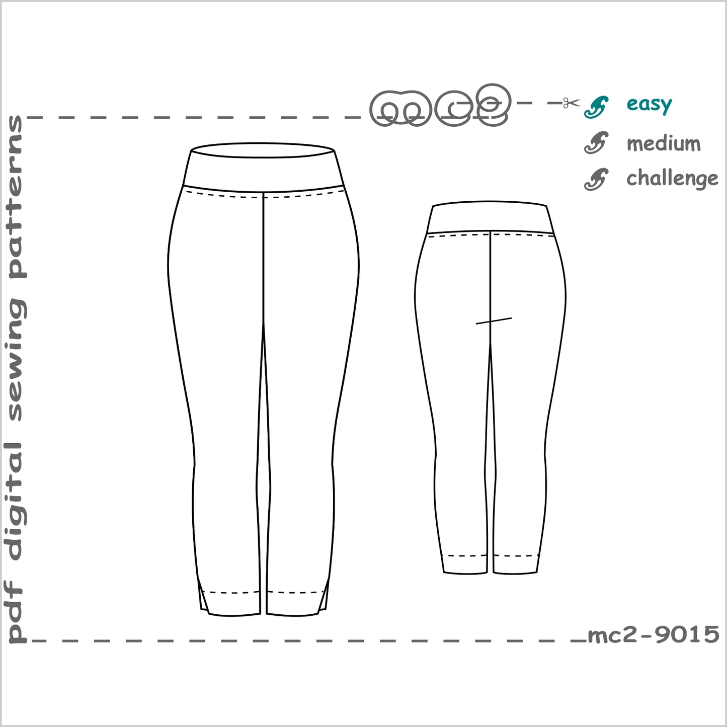 Slim-fit Pull-on Stretchy Cropped Pants