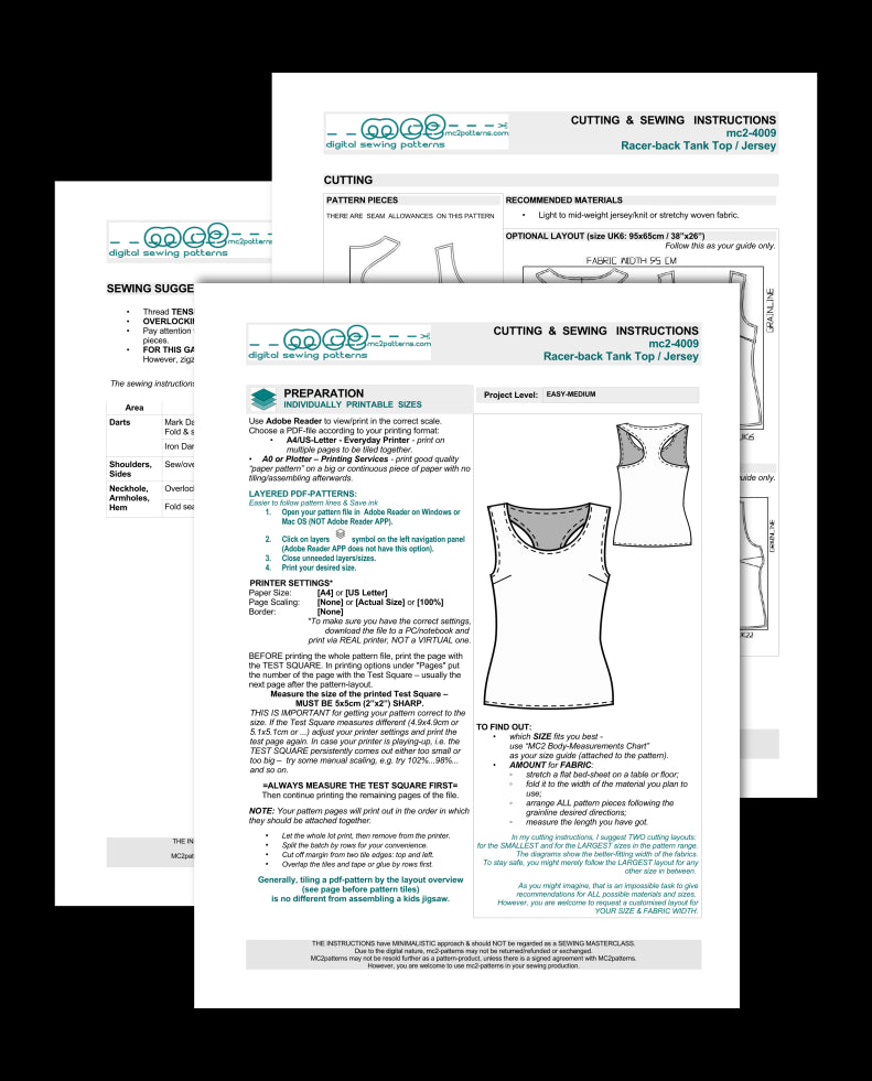 Easy-to-Make Jersey Racer-back Tank Top
