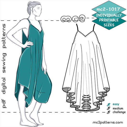 Loose-fit Boho-style Romper / mc2-1017