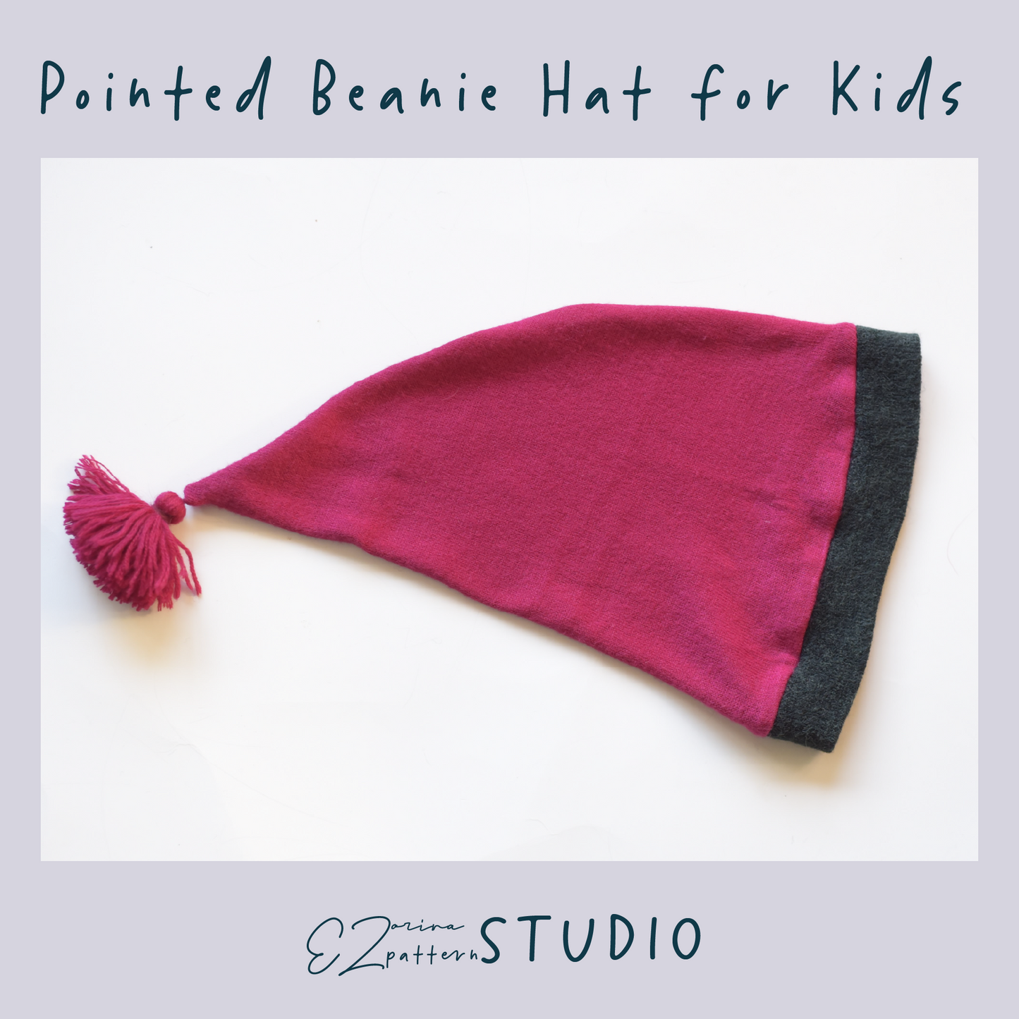for Kids: Easy Pointed Beanie Hat Xmas