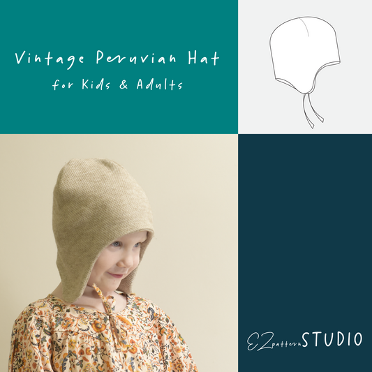 Vintage Peruvian Hat for Children/Teens/Adults – 11 Sizes