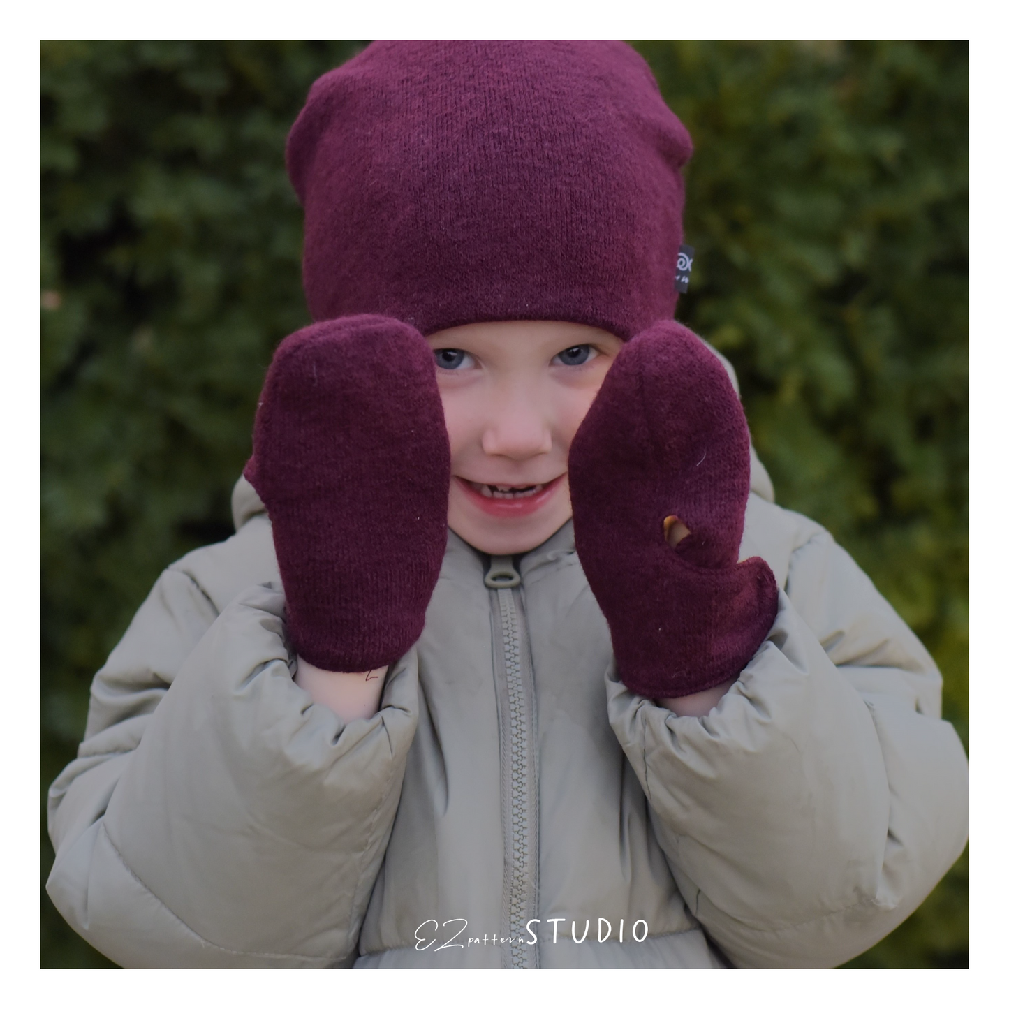 for Toddlers: Simple Mittens without Thumb