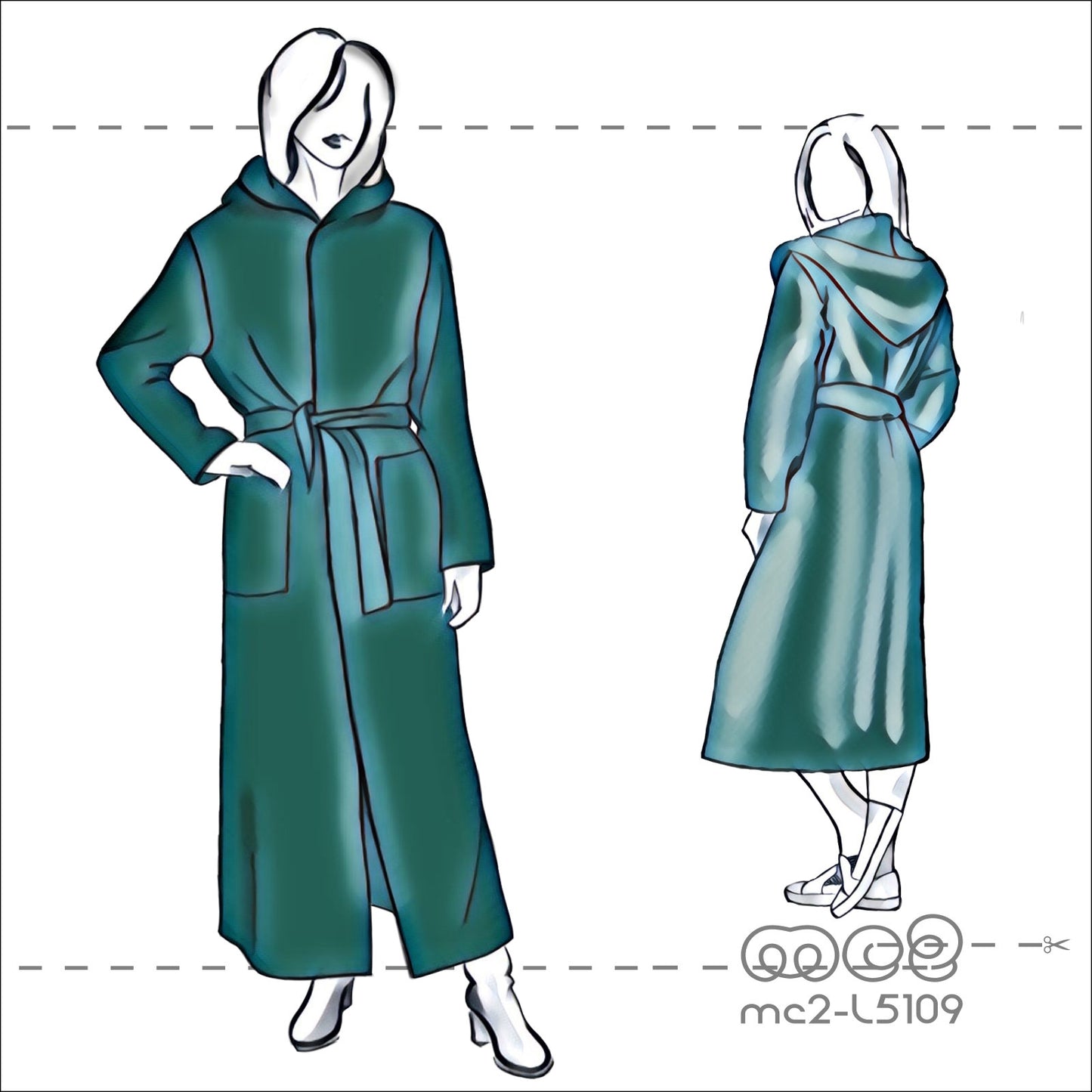 Maxi Coat with Hood & Lining