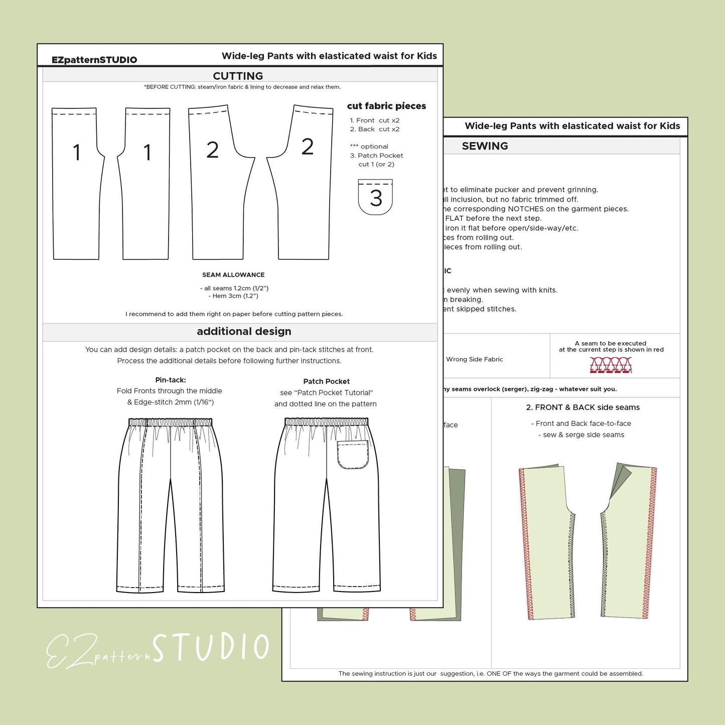 for Kids: Wide-leg Pants