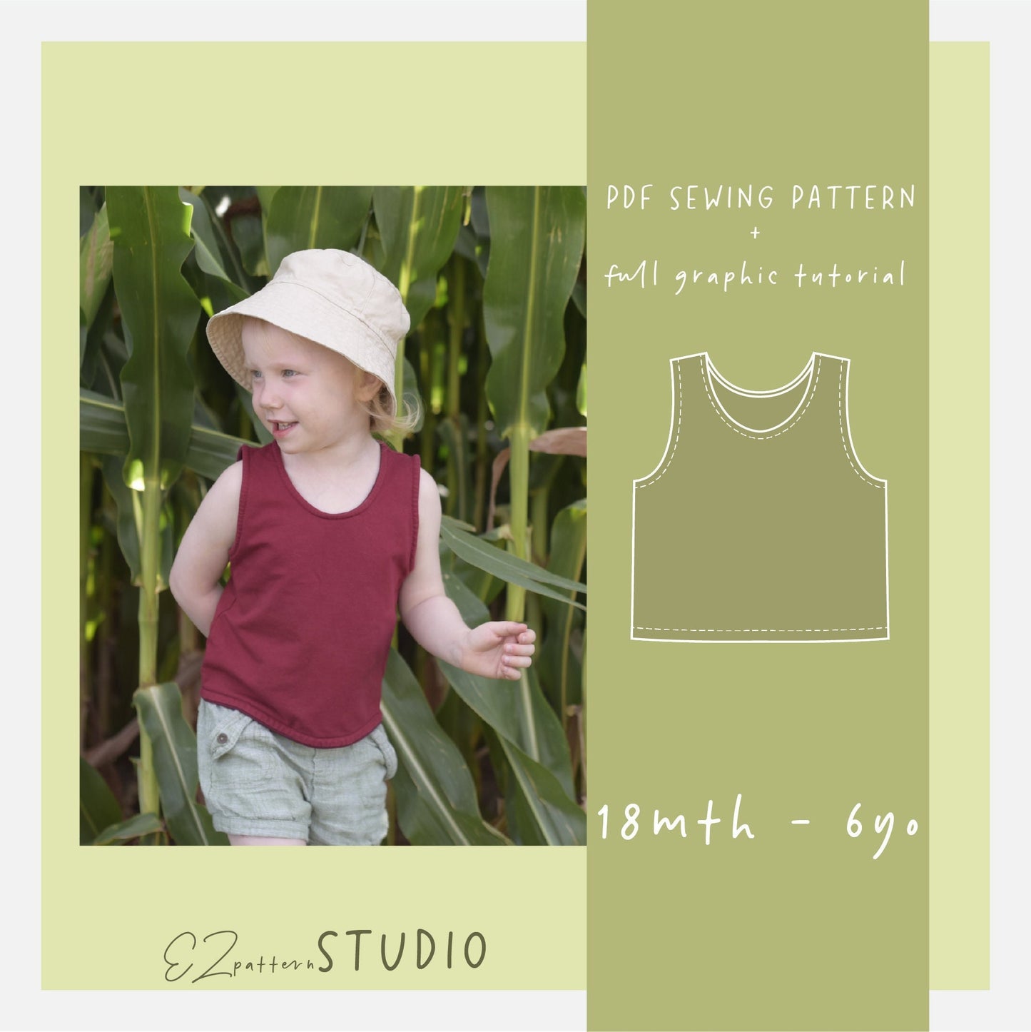 for Kids: Jersey Tank Top