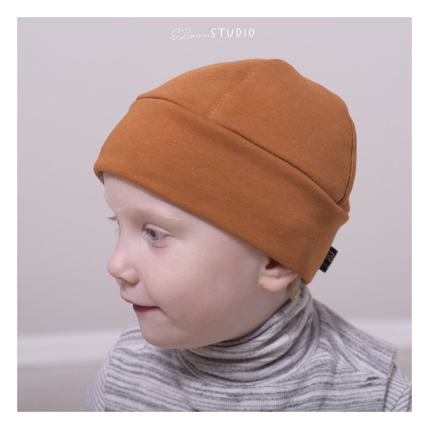 Wedged Beanie Hat with (or without) Ears for Children/Teens/Adults – 12 Sizes