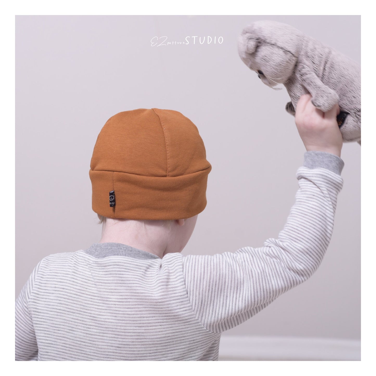 Wedged Beanie Hat with (or without) Ears for Children/Teens/Adults – 12 Sizes