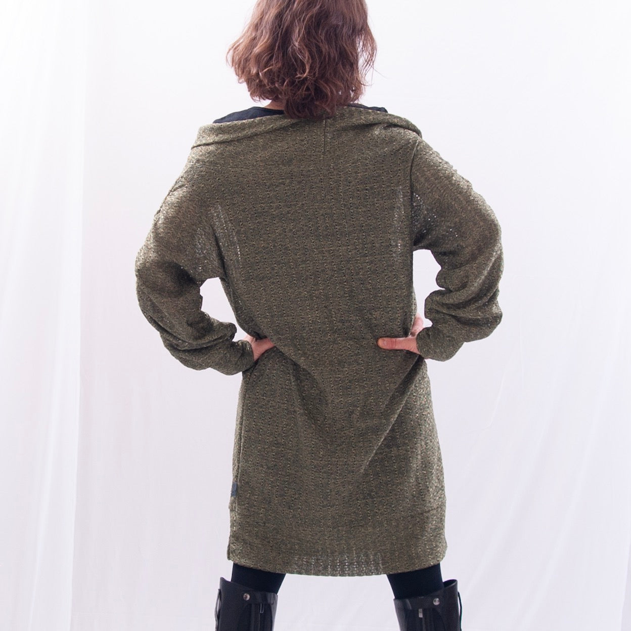 Jersey Off-Shoulder Tunic Mini-Dress / mc2-2007