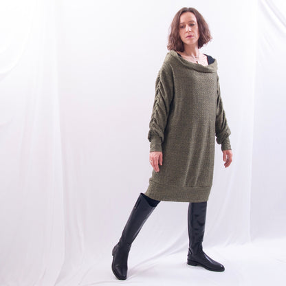 Jersey Off-Shoulder Tunic Mini-Dress / mc2-2007