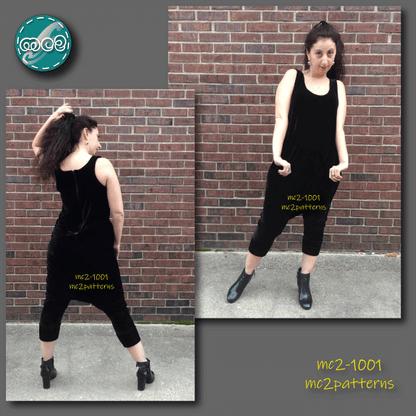 Harem-style Jumpsuit, Racer-back / mc2-1001