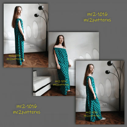Off-shoulder Playsuit-Dress Boho Maxi
