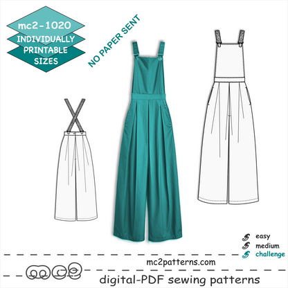 Dungarees Palazzo/ mc2-1020