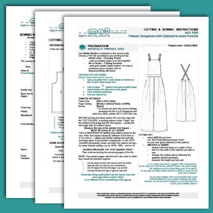 Dungarees Palazzo/ mc2-1020
