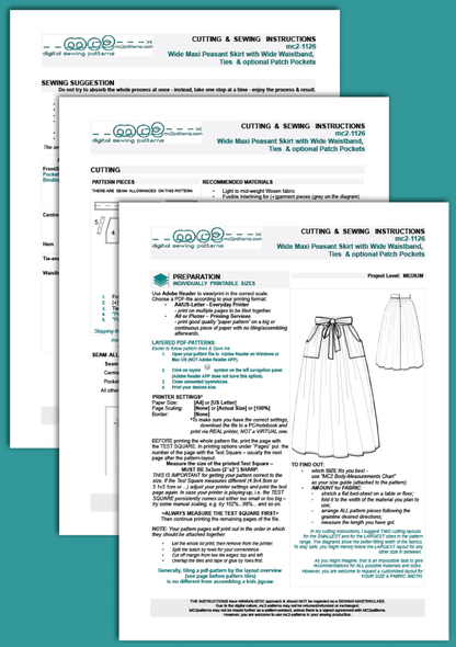 Maxi Wide Peasant Waist-wrap Skirt
