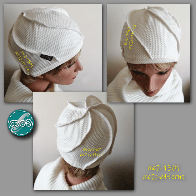 Spiral-Design Hat / mc2-1301