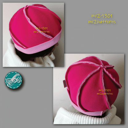 Spiral-Design Hat / mc2-1301