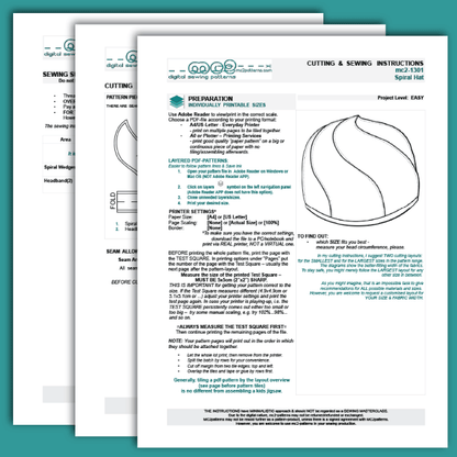Spiral-Design Hat