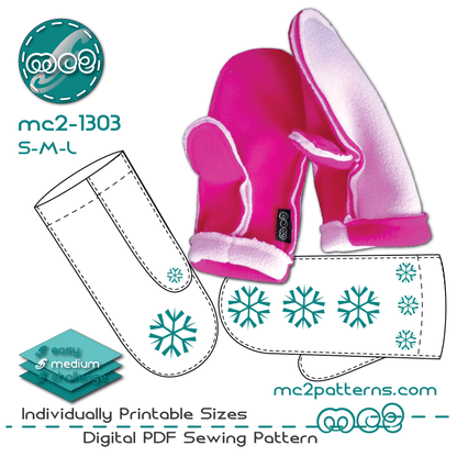 Fleece Mittens / mc2-1303