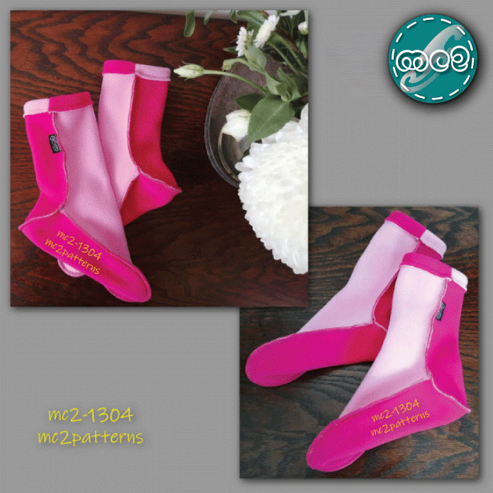 Easy-to-Make Fleece Socks / mc2-1304
