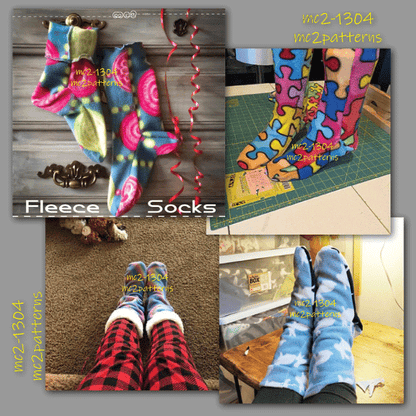 Easy-to-Make Fleece Socks