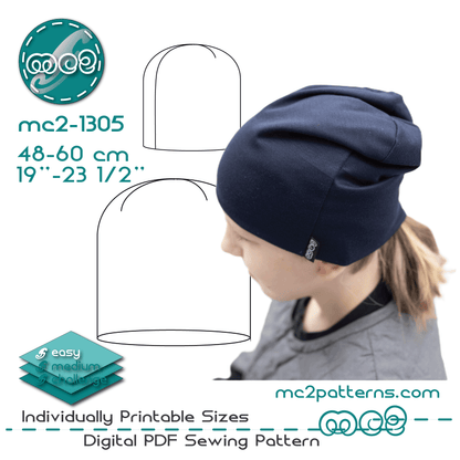 Slouchy Beanie Hat / mc2-1305