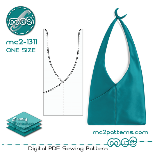 Easy-to-Make Beach or Shopping Eco-Bag / mc2-1311
