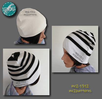 Slick-look Beanie Hat / mc2-1312