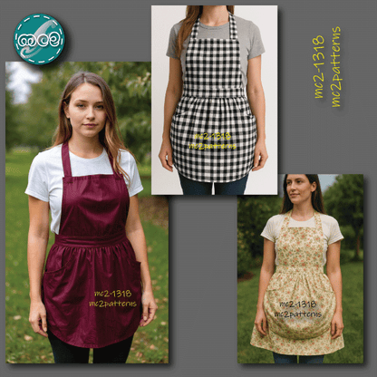 Double-layered Apron-Basket / mc2-1318