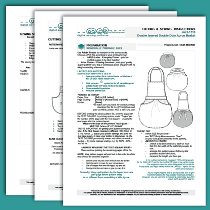 Double-layered Apron-Basket