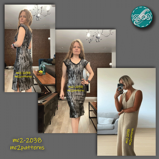 Fitted Dress Tank Top Jersey / mc2-2038