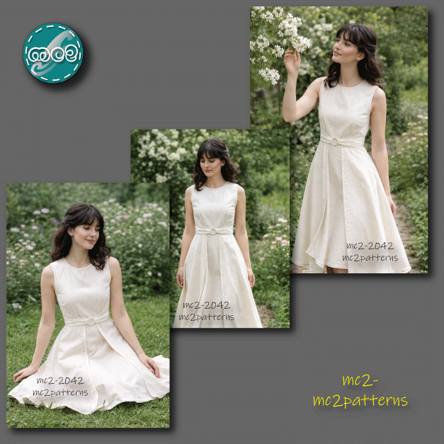 Double-wrap Dress Retro-style / mc2-2042
