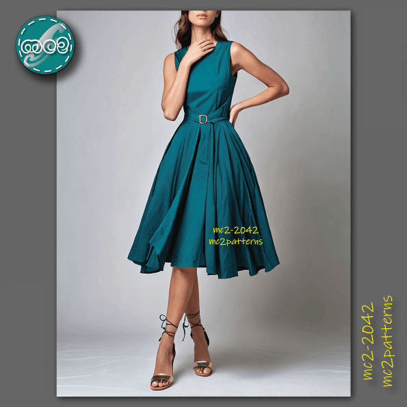 Double-wrap Dress Retro-style / mc2-2042