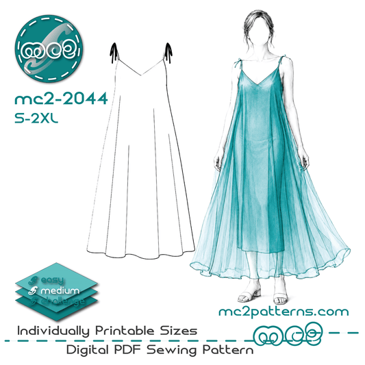 Sundress Double-layered Lined / mc2-2044