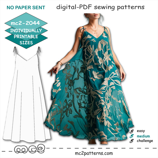 Sundress Double-layered Lined