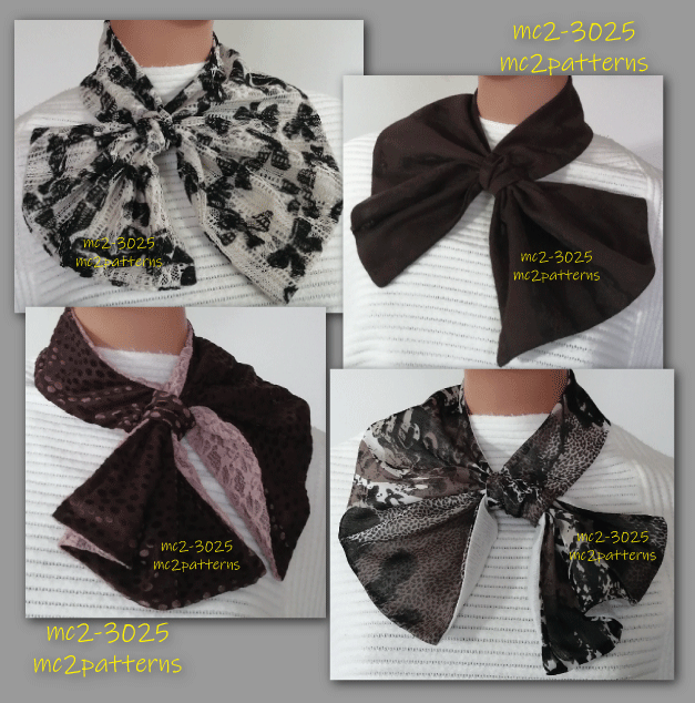 Classy French Neck Scarf / mc2-3025