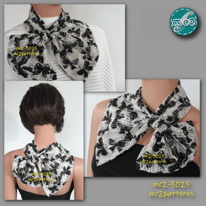 Classy French Neck Scarf / mc2-3025