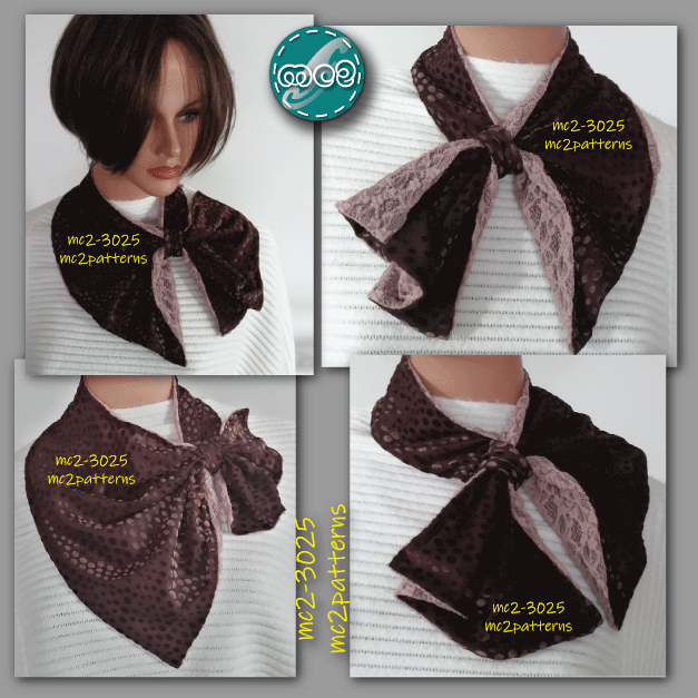 Classy French Neck Scarf / mc2-3025