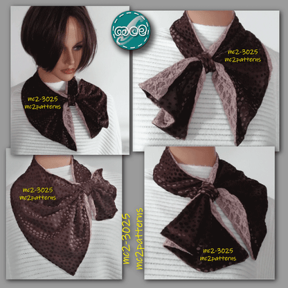 Classy French Neck Scarf / mc2-3025