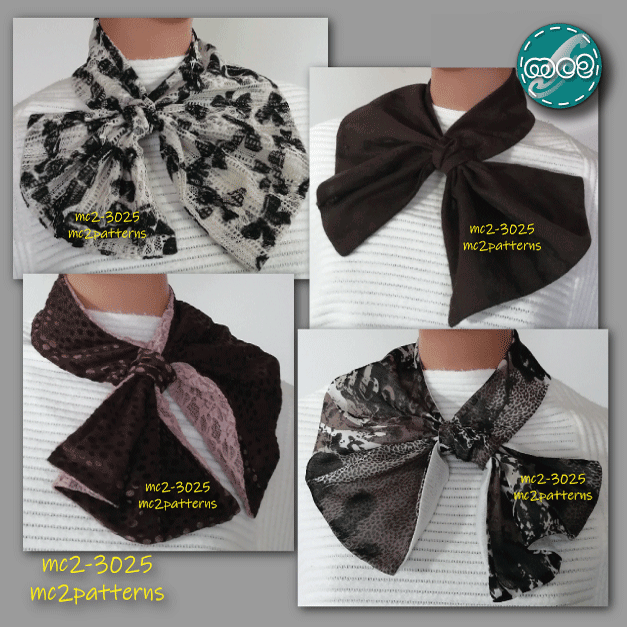 Classy French Neck Scarf / mc2-3025
