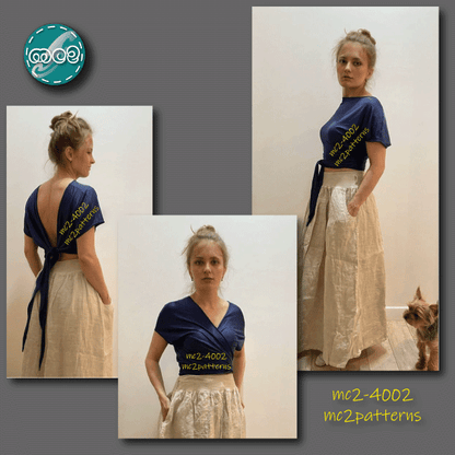 Wrap Top Reversible Front-Back / mc2-4002