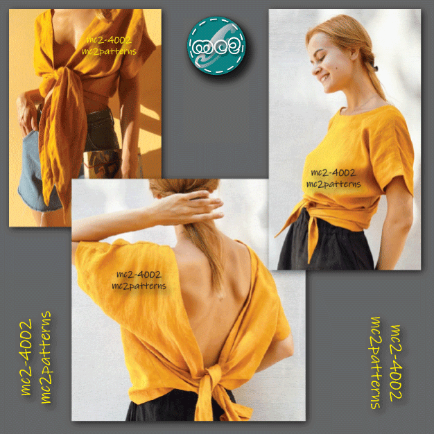 Wrap Top Reversible Front-Back / mc2-4002