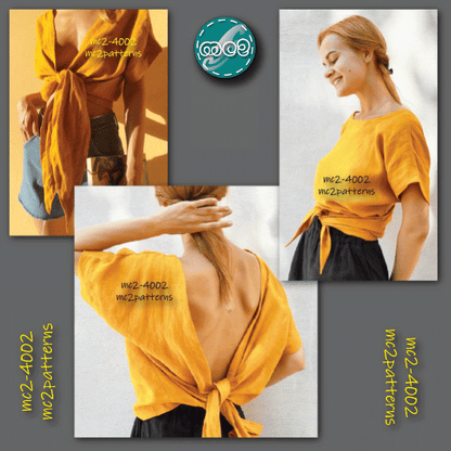 Wrap Top Reversible Front-Back / mc2-4002